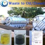 Automatic and Continuous waste tyre pyrolysis machine with oil and carbon black product