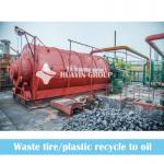 Latest Generation 45%-50% Oil Yield Waste Tyre Pyrolysis Machine To Fuel Oil