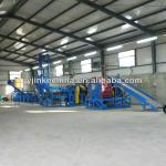Waste tire recycling plant