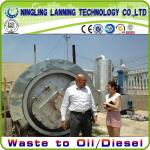 16mm thickness Q345 reactor waste tyre pyrolysis machine