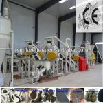 Waste tire recycling production line