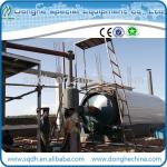 waste rubber tire oil refining machine with 20 MT/D