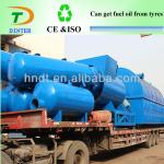 waste pyrolysis recycling tire system