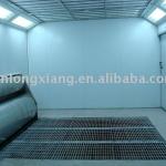 Dust free furniutre water curtain spray booth with drying room