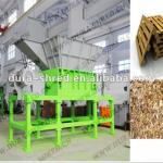 waste wood shredder machine in wood recycling line