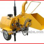 30hp diseal wood chipper with engine and CE self-power wood chipper