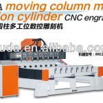 SUDA moving column multi station cylinder cnc engraver cnc woodworking machinery