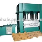 wood shaving hot press machine