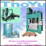 Automatic presswood pallet making machine