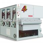 woodworking three heads wide belt sanding machine