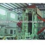 Particle board production line