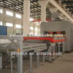 short cycle melamine laminating production line