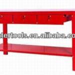 Metal Top Work Bench with 3 drawers