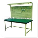 Industrial Work Bench With Hanging Panel