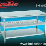 Stainless steel 3 tiers Kitchen Worktable-