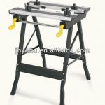 Quick release worktop aluminium and steel folding workbench