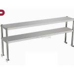 2 tiers stainless steel AISI201 overshelves