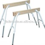 adjustable wooden saw horse-
