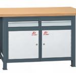 cold rolled steel garage use work bench with wood top AX-3322