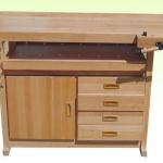 Wooden Workbench KL718-14 with Installation Size 126X61X84CM and Packing Size 132X53X23CM-