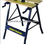 folding steel work bench,worktable for DIY tools,saw horse