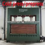 hot press short cycle/cold press woodworking machine/plywood cold press machine
