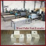 with sawdust fumigation free wooden block making machine