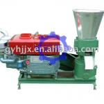 Diesel engine driven flat die pellet mill with small output for home using