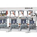 Woodworking Six Row Thru-feed Boring Machine