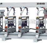 Six rows boring machine