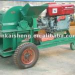 Diesel wood chip crusher for wood industry