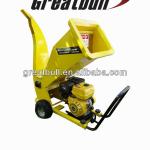 9.0hp asoline mobile wood cutting machine chipper shredder