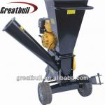 13HP gasoline 4 stroke high speed steel wood chipper shredder