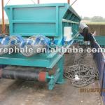 double roller fresh tree bark removing and stripping equipment rephale machinery