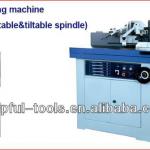 spindle milling machine with sliding table and tiltable spindle