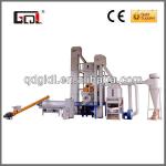 wood pellet production line with punching type pellet mill