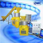 OKK sell Hight efficient sawdust pellet making machine