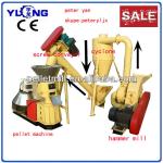 yulong SKJ flat die small wood pellet production line / straw pellet line