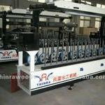 hot and cold glue combine profile wrapping machine