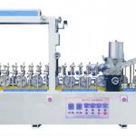 PVC profile wrapping machine with cold &amp; hot glue