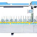 MDF wrapping machine with cold glue