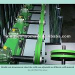 Multifunctional linear profile rollers wrapping/coating/covering machine