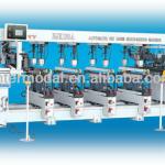 Woodworking Six Lines Auto feeding multi spindle boring machine