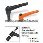 Adjustable clamping handle and handle lever SK7012