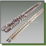 conical twin screw-barrel for wood mahcine-