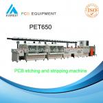 PCB etching and stripping machine