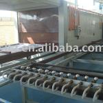 Wood finish decoration machine for profile and sheet