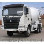 sinotruk double axles used concrete mixer truck