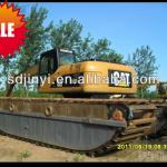 CAT amphibious excavator,pontoon excavator,Swamp excavator,amphibious dredging excavator,steel pontoon of amphibious excavator-