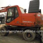 Used Daewoo DH130WD Excavator low price for sale